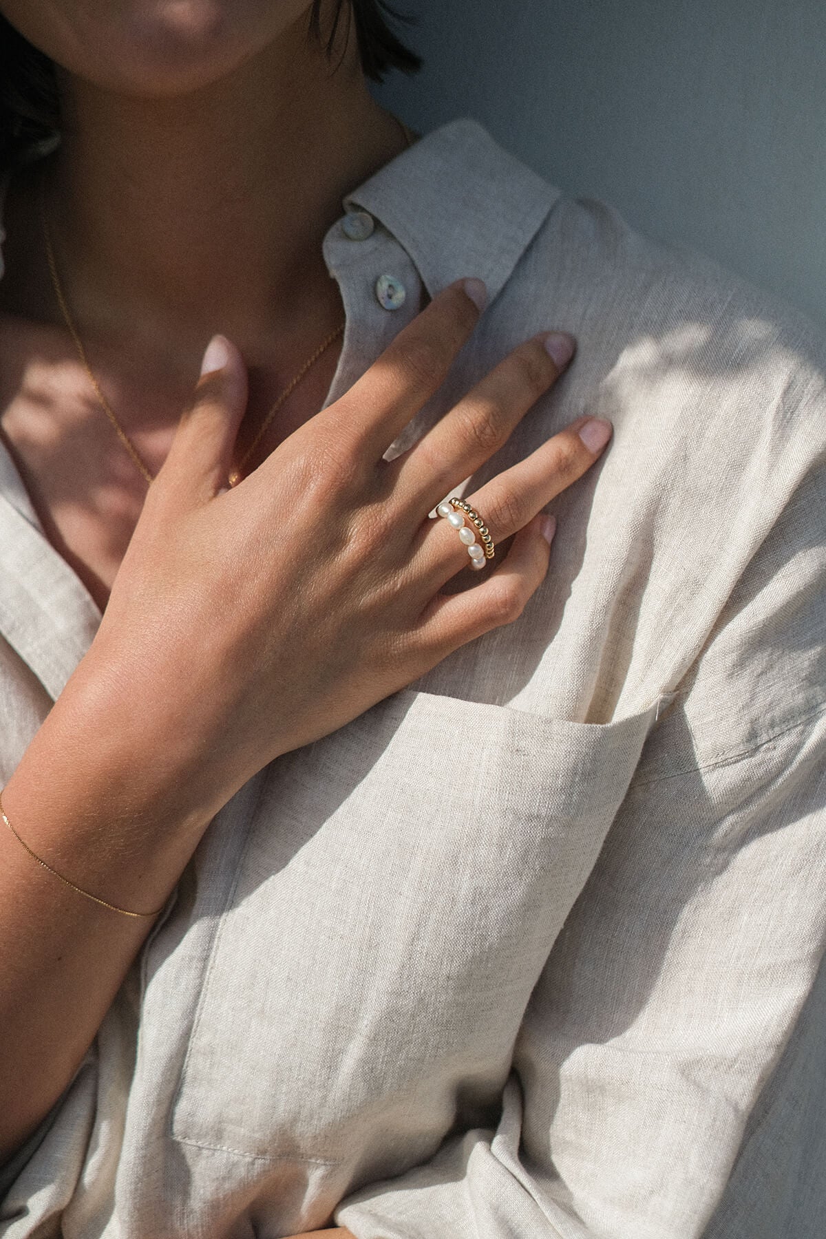 Cassis | Bague perles de culture