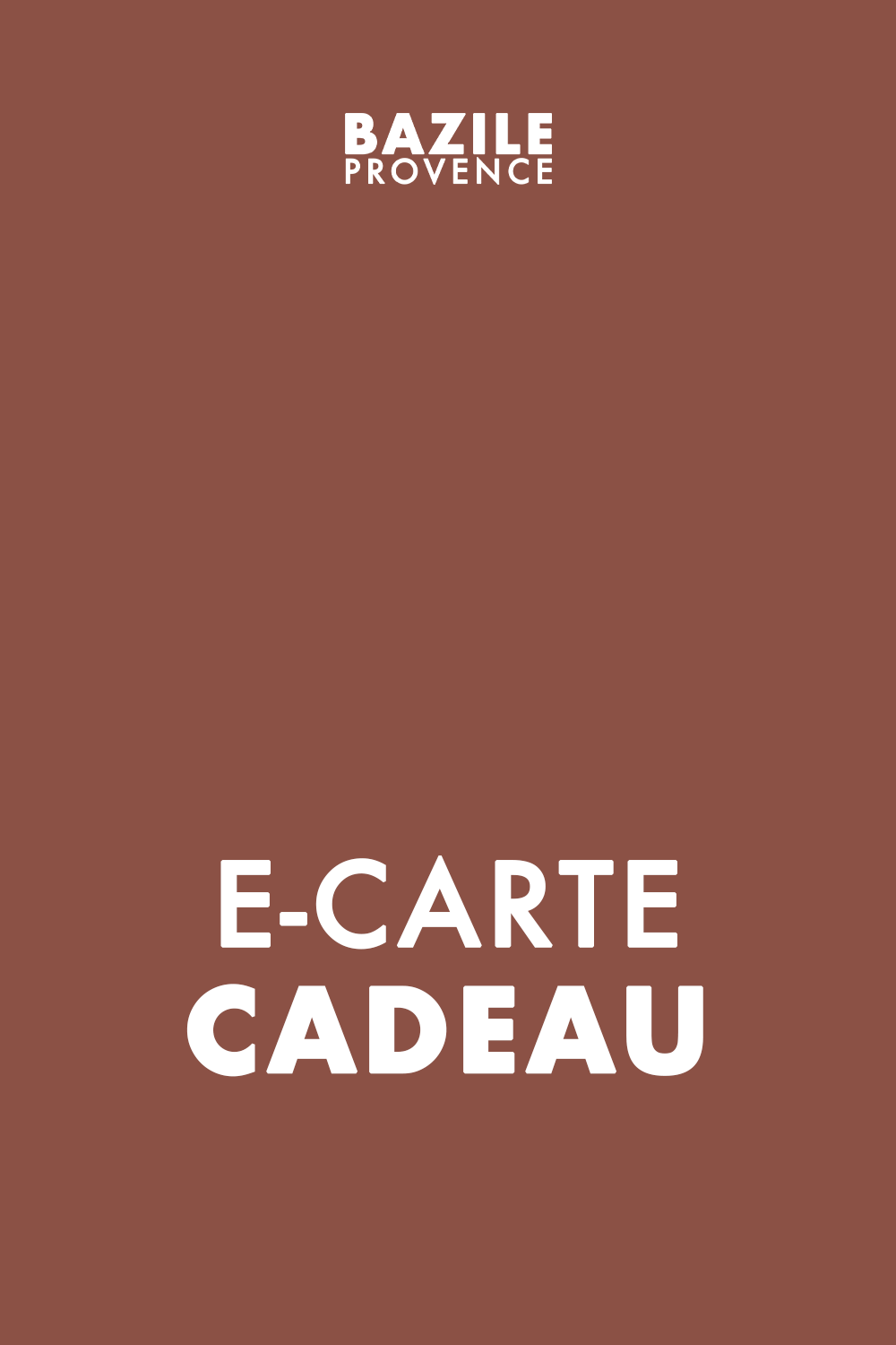 E-Carte cadeau