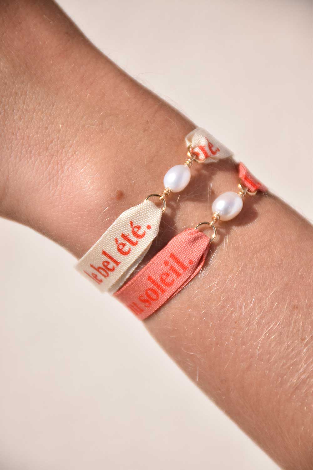 Bracelet ruban | L'amour au Soleil