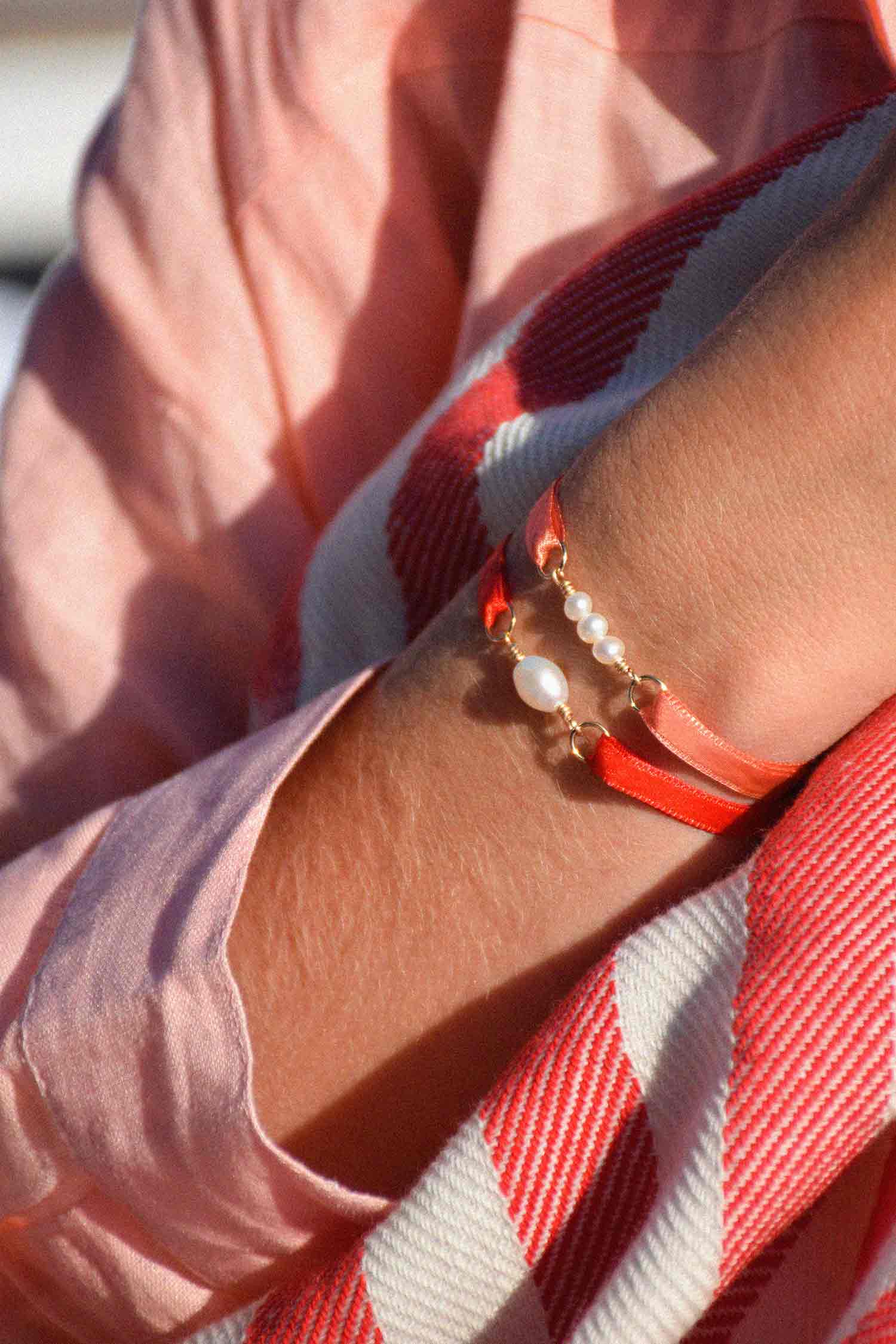 Bracelet ruban | Gariguette