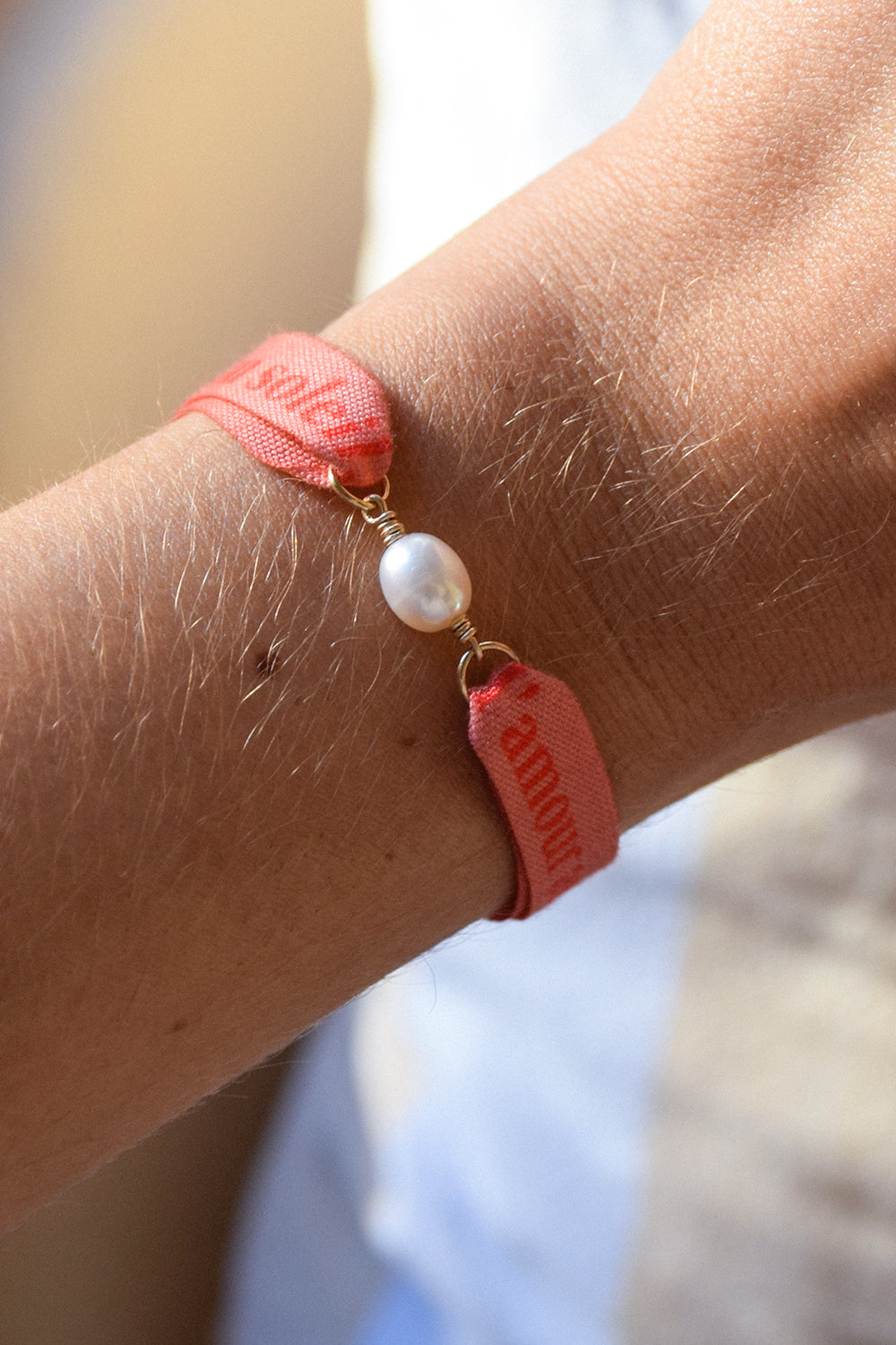 Bracelet ruban | L'amour au Soleil (5257461432460)